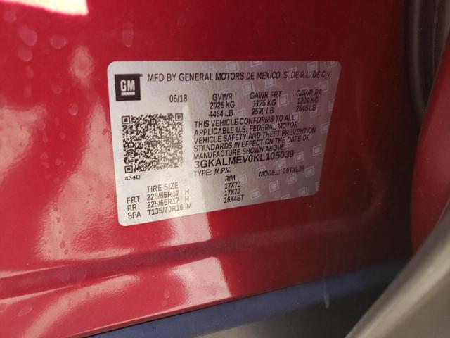 2019 GMC TERRAIN SL - 3GKALMEV0KL105039