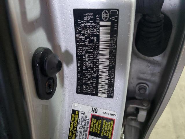 2019 TOYOTA COROLLA L - 2T1BURHE1KC209371