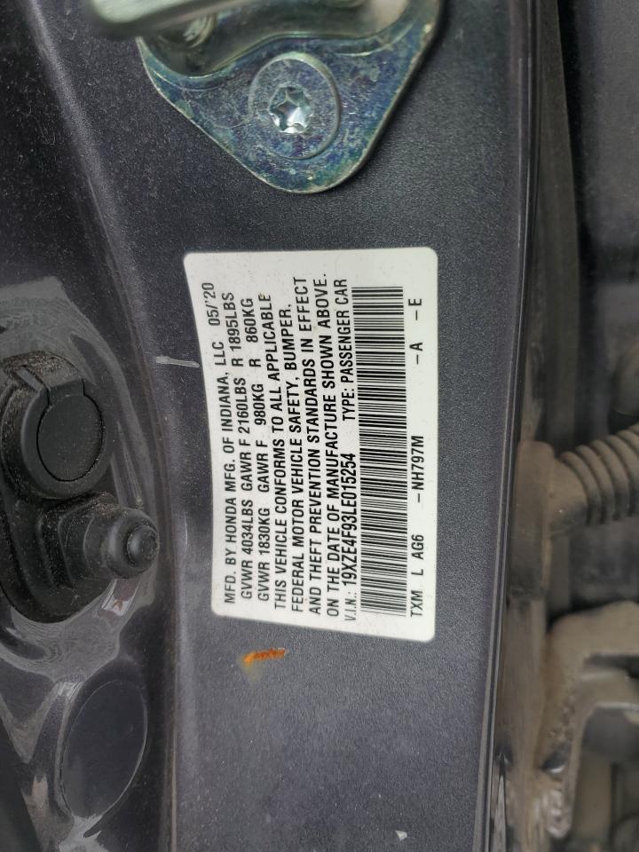 Lot #3024960356 2020 HONDA INSIGHT TO