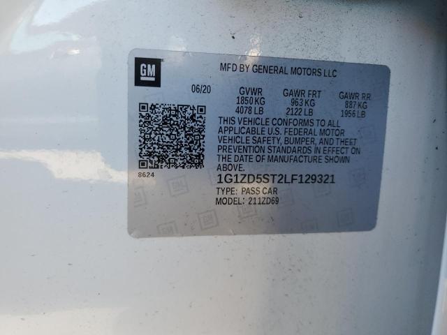 2020 CHEVROLET MALIBU LT - 1G1ZD5ST2LF129321