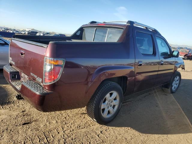 HONDA RIDGELINE 2007 burgundy  gas 2HJYK16557H535431 photo #4