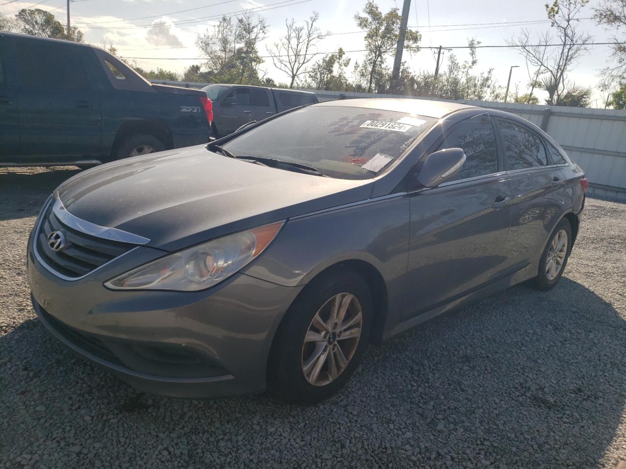 Lot #3022753295 2014 HYUNDAI SONATA GLS