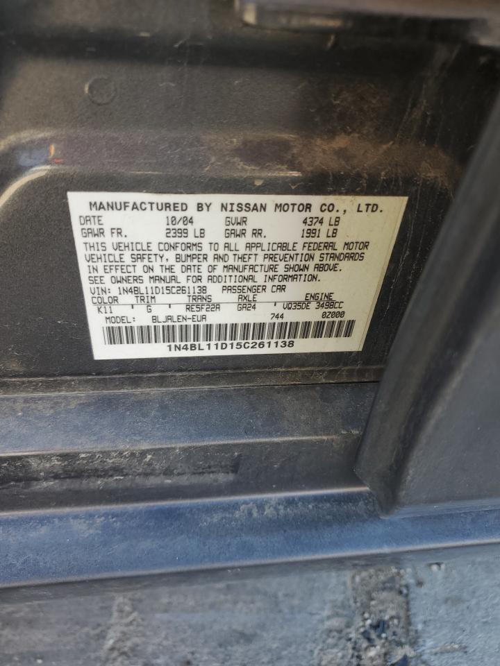 Lot #3025842325 2005 NISSAN ALTIMA SE