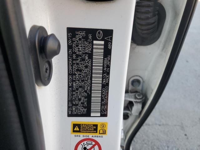 2016 LEXUS CT 200 JTHKD5BH4G2255860
