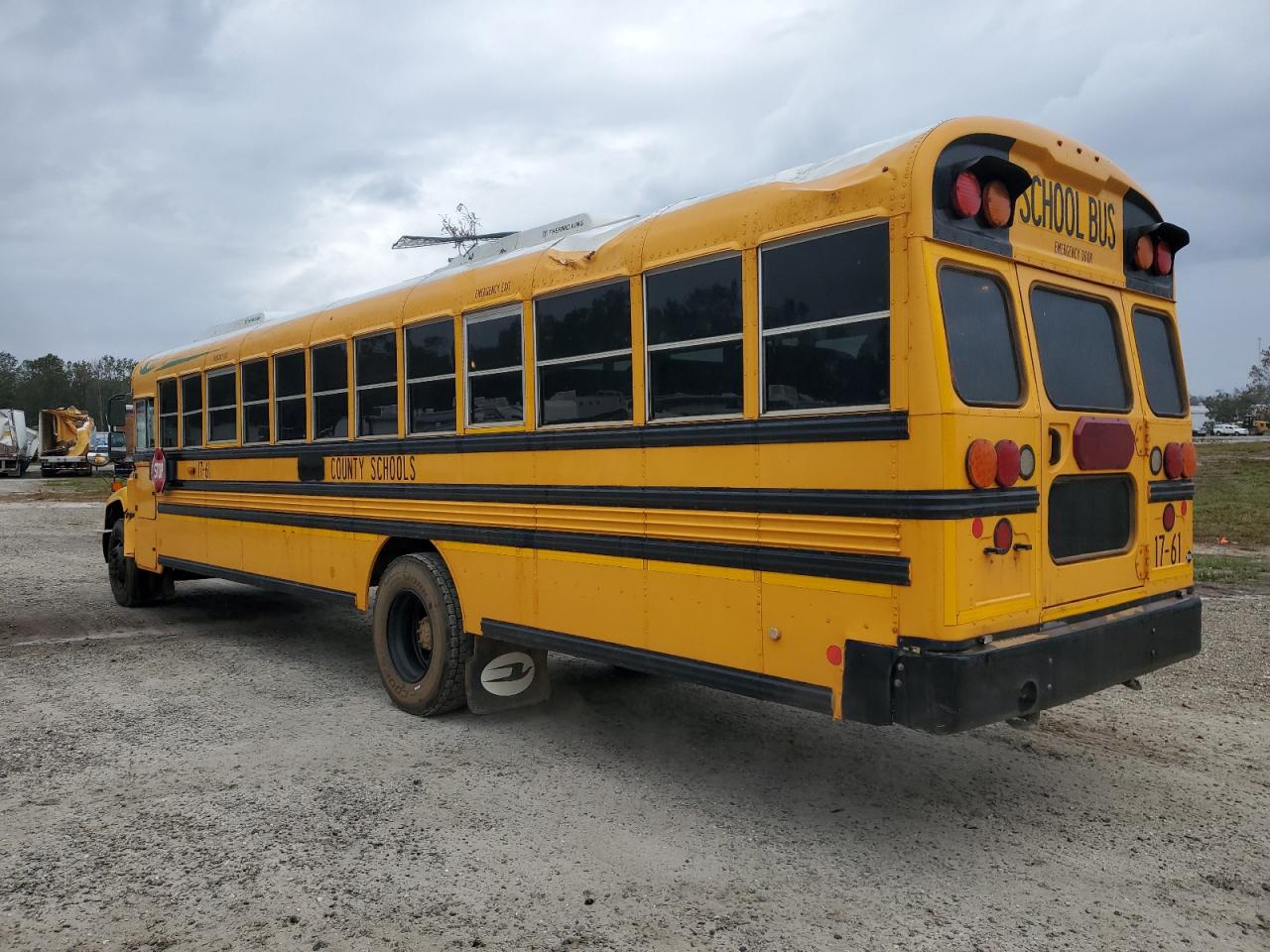 Lot #2962635977 2017 BLUE BIRD SCHOOL BUS