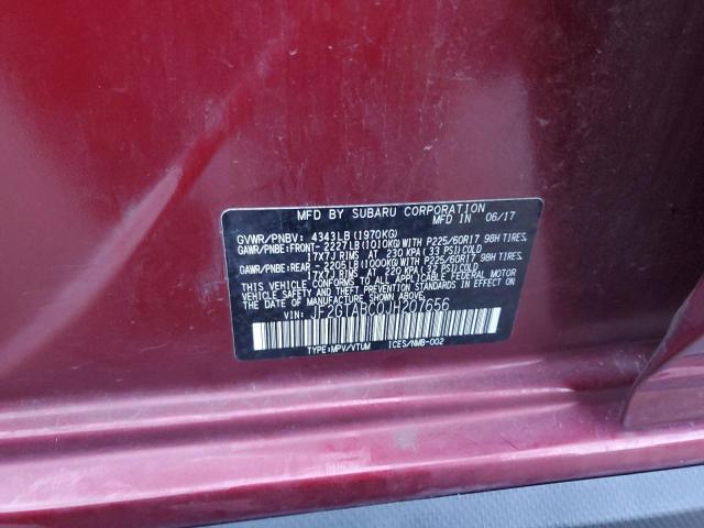 2018 SUBARU CROSSTREK - JF2GTABC0JH207656