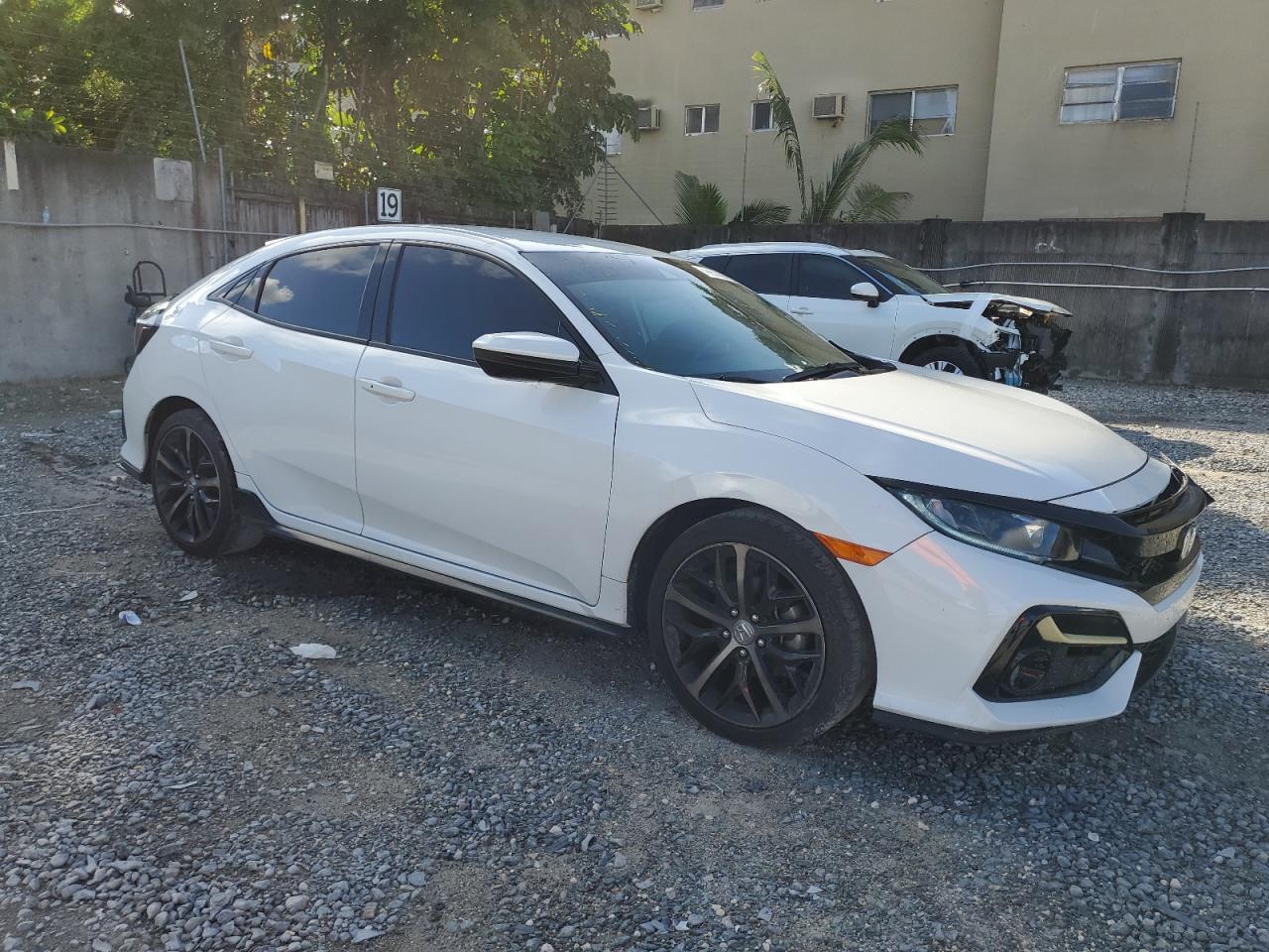 Lot #2989157660 2021 HONDA CIVIC SPOR