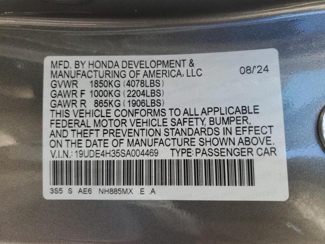 VIN 19UDE4H35SA004469 2025 ACURA INTEGRA A- no.13