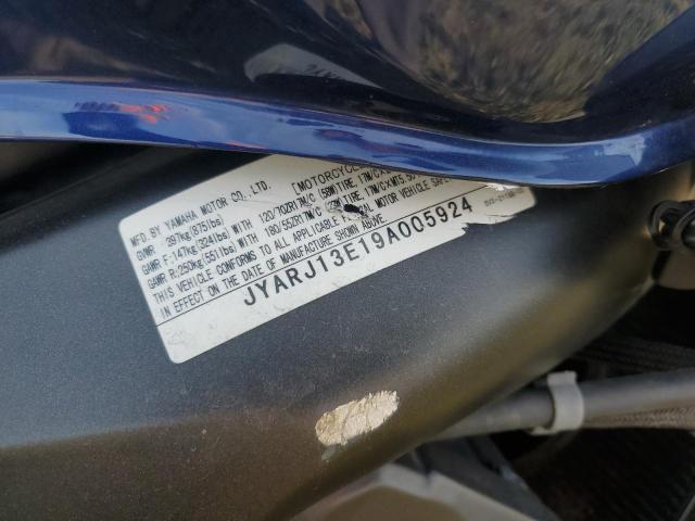 2009 YAMAHA FZ6 SHG JYARJ13E19A005924