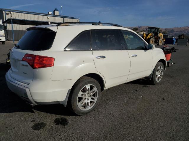 ACURA MDX TECHNO 2009 white  gas 2HNYD28649H513265 photo #4