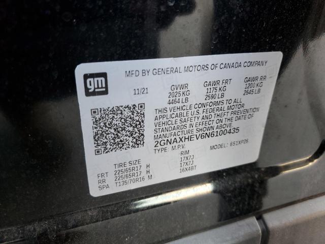 2022 CHEVROLET EQUINOX LS - 2GNAXHEV6N6100435
