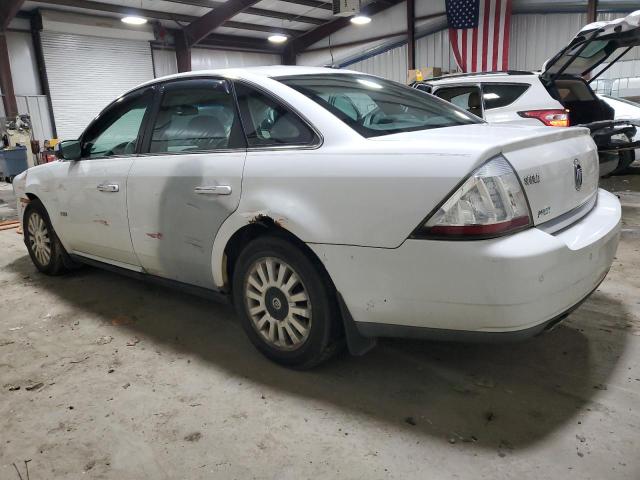 MERCURY SABLE LUXU 2008 white sedan 4d gas 1MEHM40W58G623859 photo #3