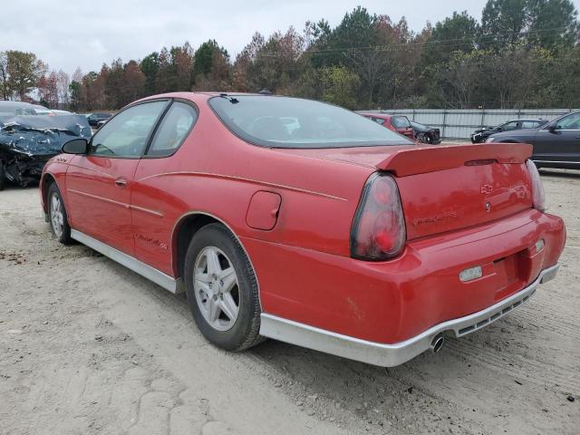 CHEVROLET MONTE CARL 2003 red  gas 2G1WX12K339295897 photo #3