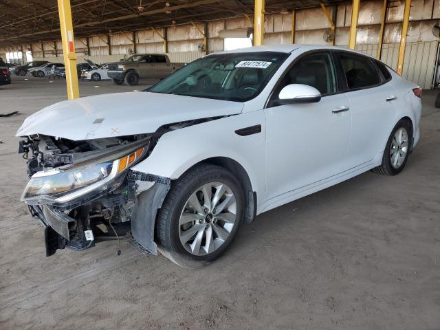 KIA OPTIMA LX 2018 white  gas 5XXGT4L39JG234172 photo #1