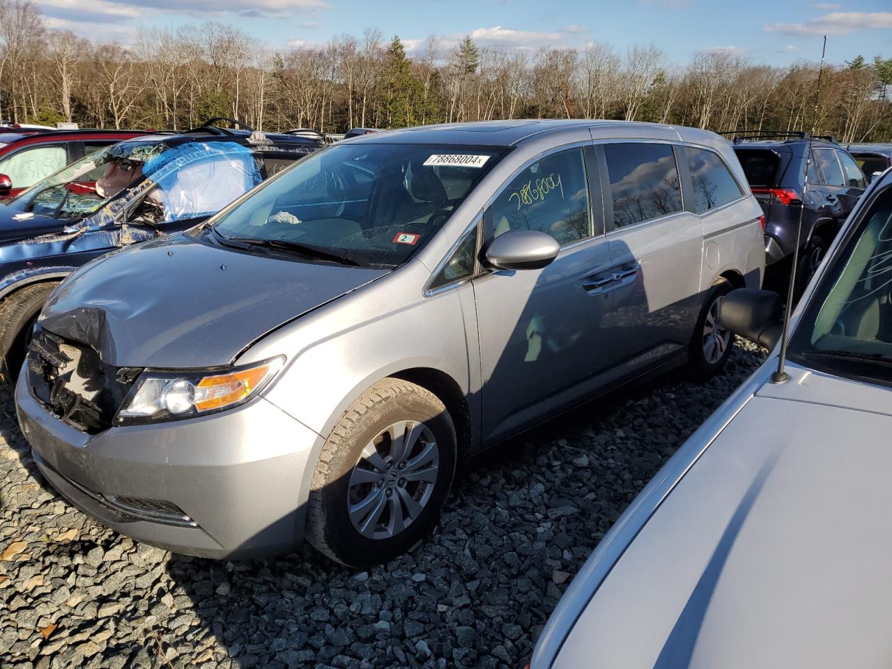 Lot #2972216138 2016 HONDA ODYSSEY EX