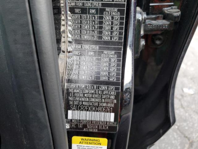 2019 LAND ROVER DISCOVERY - SALCR2FX0KH806761