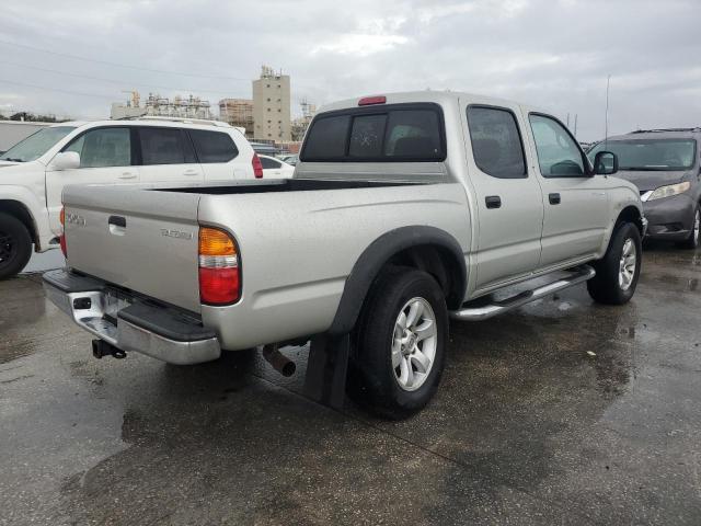 TOYOTA TACOMA DOU 2001 silver  gas 5TEGN92N91Z827462 photo #4