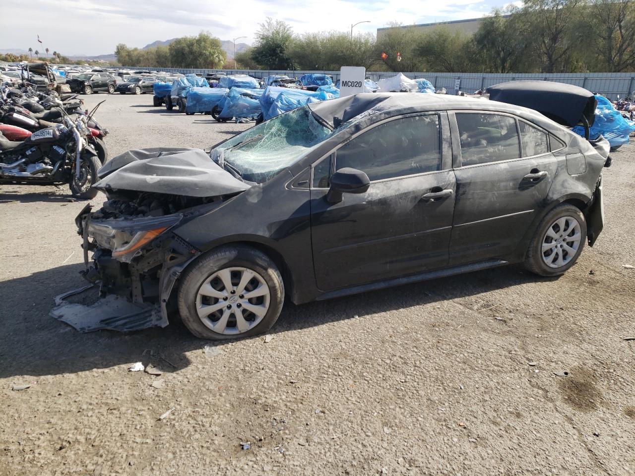 Lot #3027039771 2020 TOYOTA COROLLA LE