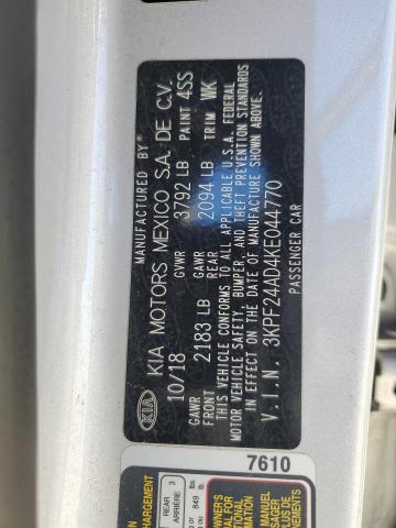 2019 KIA FORTE FE - 3KPF24AD4KE044770