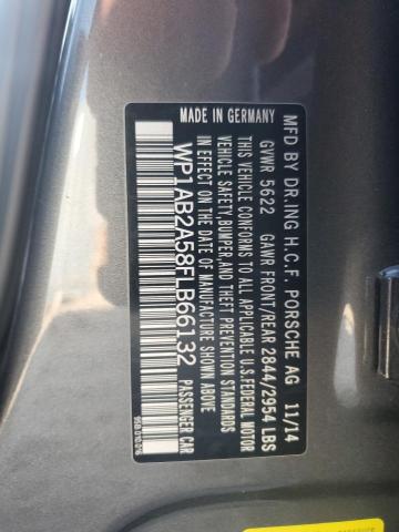 2015 PORSCHE MACAN S - WP1AB2A58FLB66132