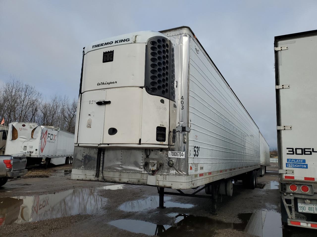 Lot #3022384933 2008 WABASH REEFER