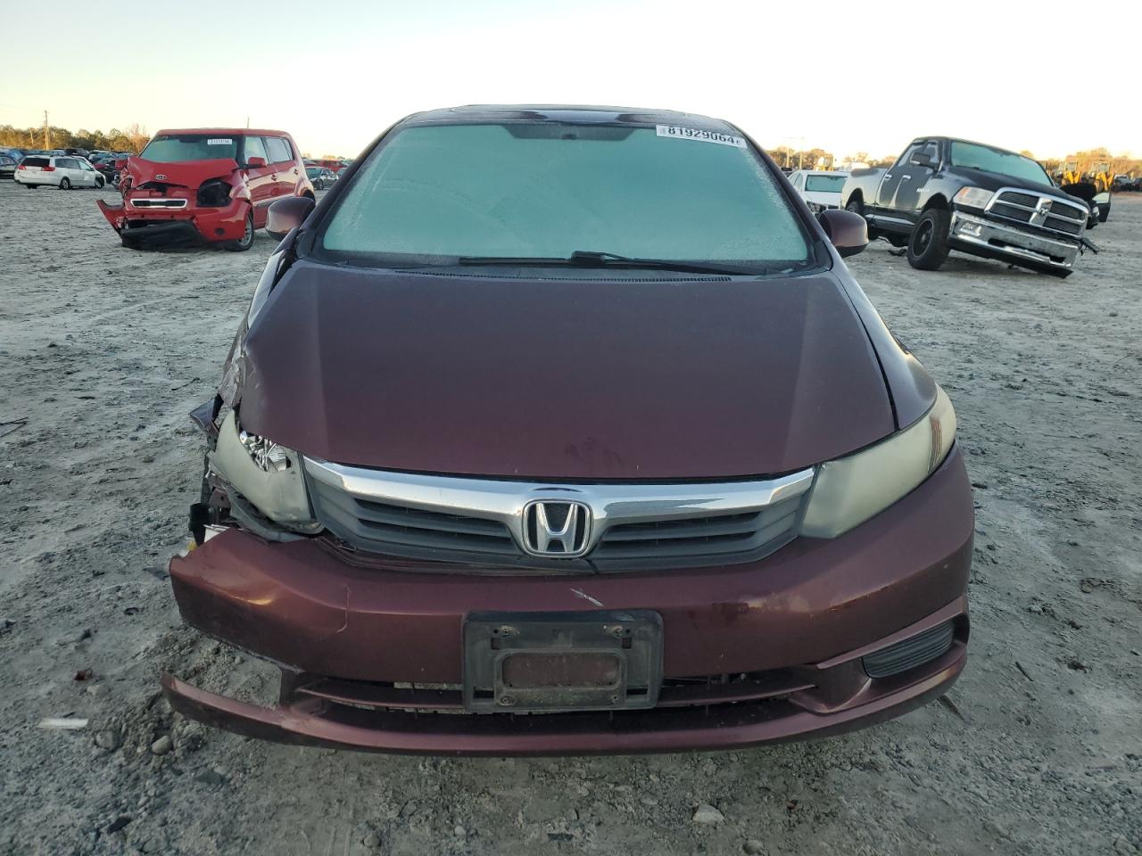 Lot #3020894688 2012 HONDA CIVIC EX