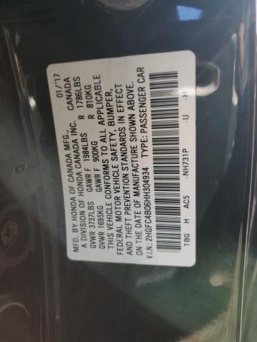 2017 HONDA CIVIC LX - 2HGFC4B06HH304934