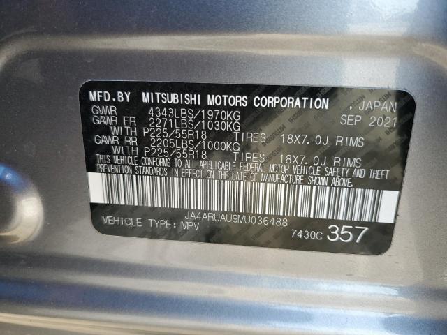2021 MITSUBISHI OUTLANDER - JA4ARUAU9MU036488
