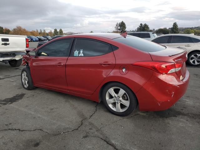 HYUNDAI ELANTRA GL 2013 red sedan 4d gas KMHDH4AEXDU512287 photo #3