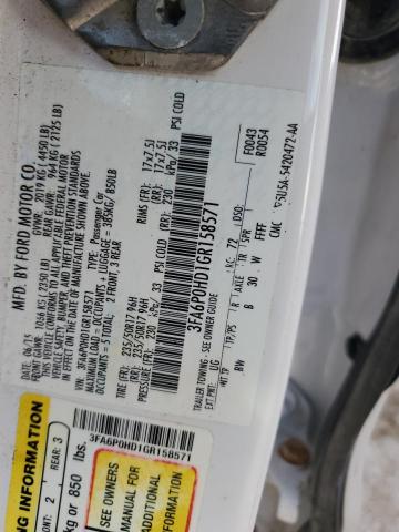 2016 FORD FUSION SE - 3FA6P0HD1GR158571