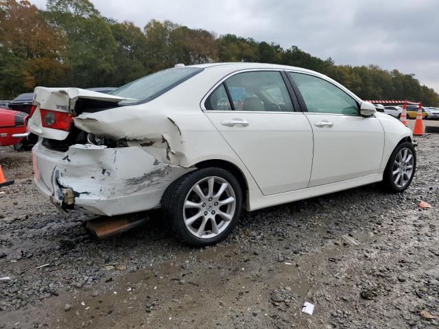 ACURA TSX 2007 white  gas JH4CL969X7C021153 photo #4