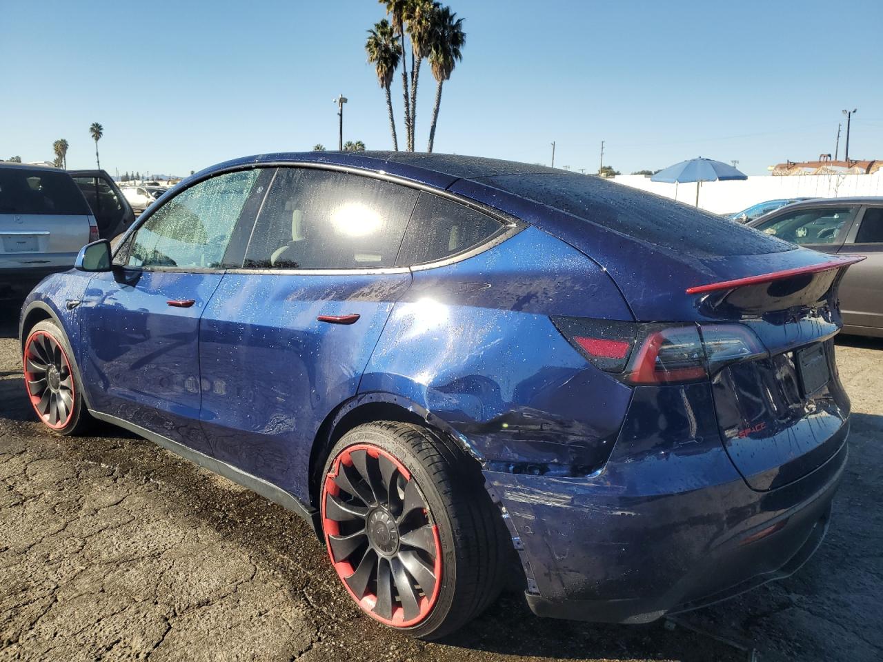 Lot #3030427474 2022 TESLA MODEL Y