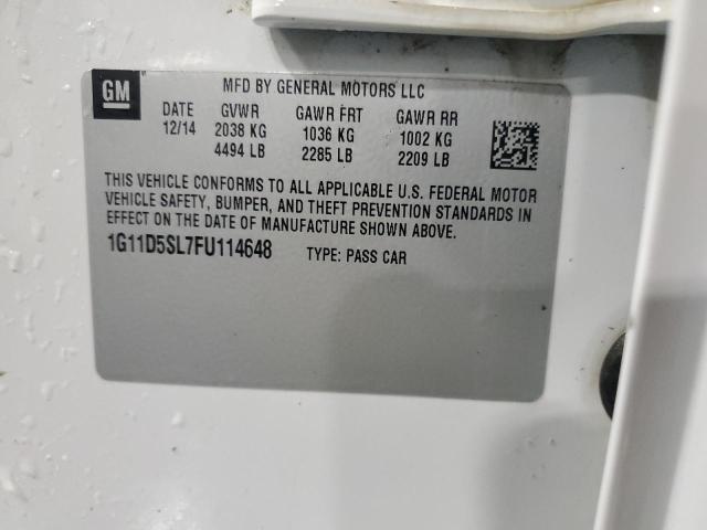 2015 CHEVROLET MALIBU 2LT - 1G11D5SL7FU114648