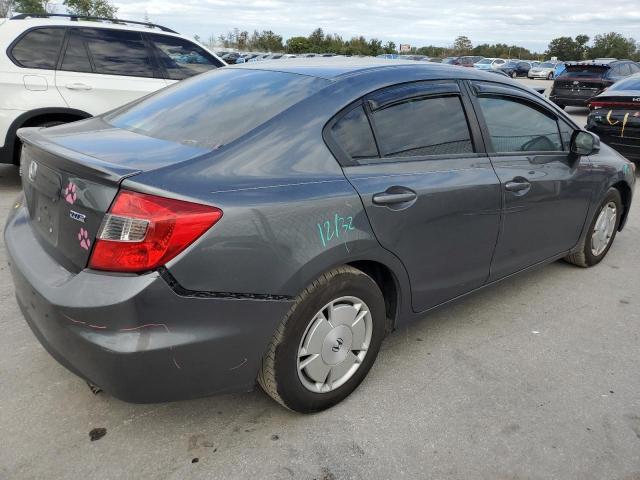 HONDA CIVIC HF 2012 gray  gas 2HGFB2F66CH325278 photo #4