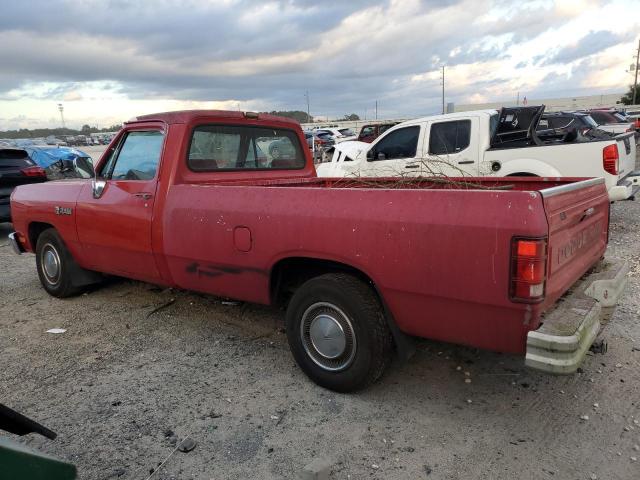 DODGE D-SERIES D 1990 red pickup gas 1B7GE16Y7LS601191 photo #3