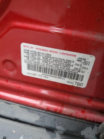 2016 MITSUBISHI OUTLANDER - JA4AZ3A36GZ039213