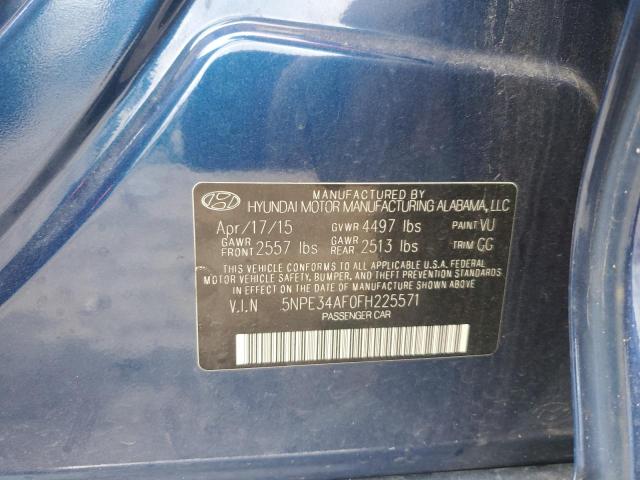 2015 HYUNDAI SONATA SPO - 5NPE34AF0FH225571