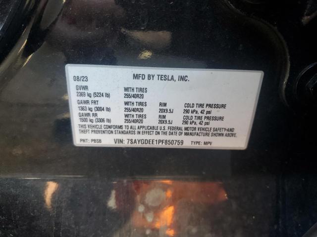 2023 TESLA MODEL Y - 7SAYGDEE1PF850759