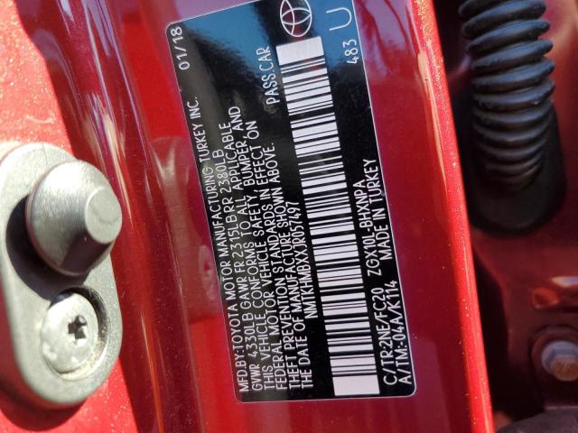 2018 TOYOTA C-HR XLE - NMTKHMBXXJR057497