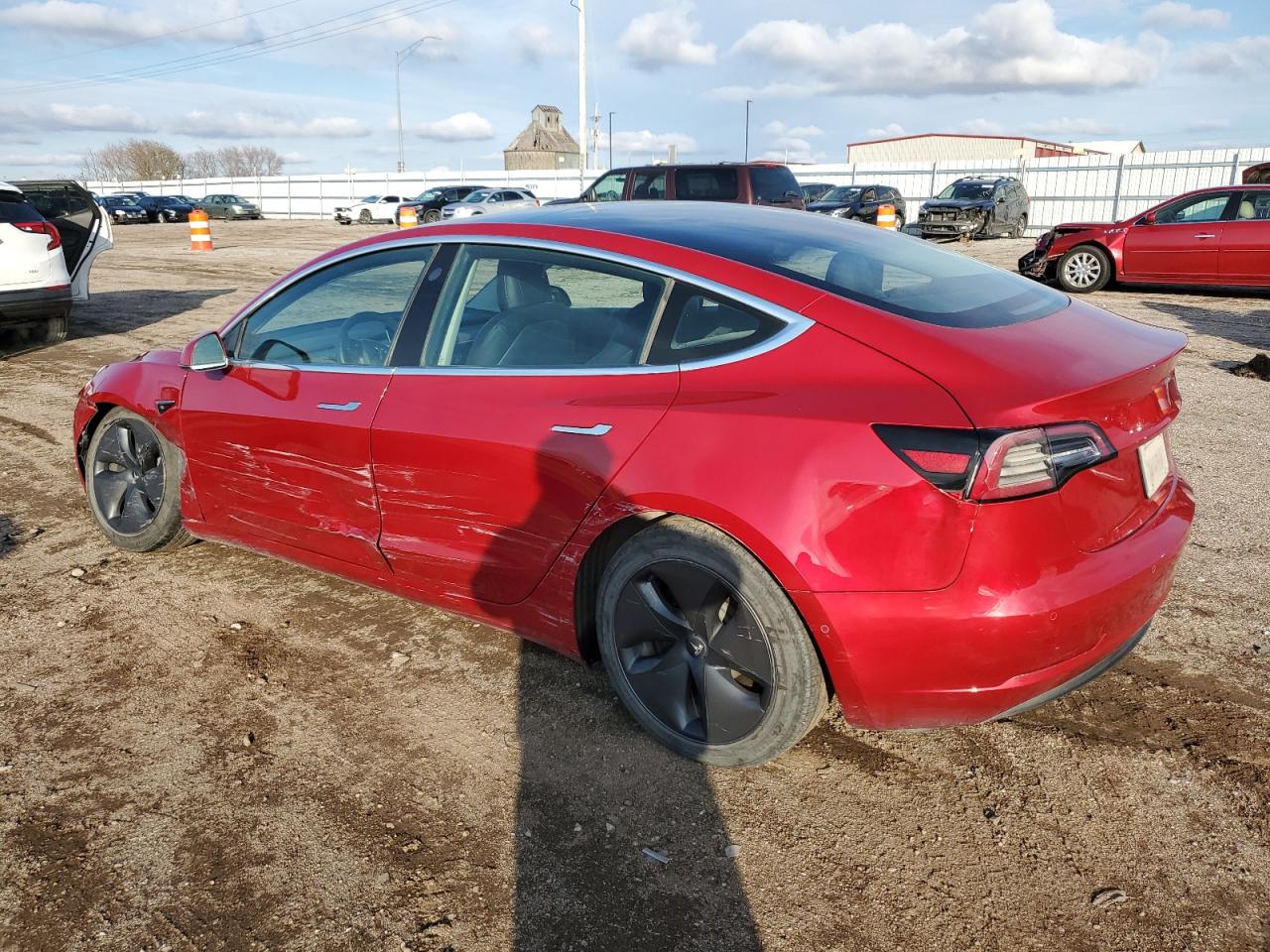 Lot #2969770288 2020 TESLA MODEL 3