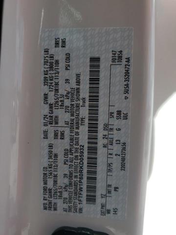 2024 FORD F150 POLIC 1FTFW1P80RKD05932