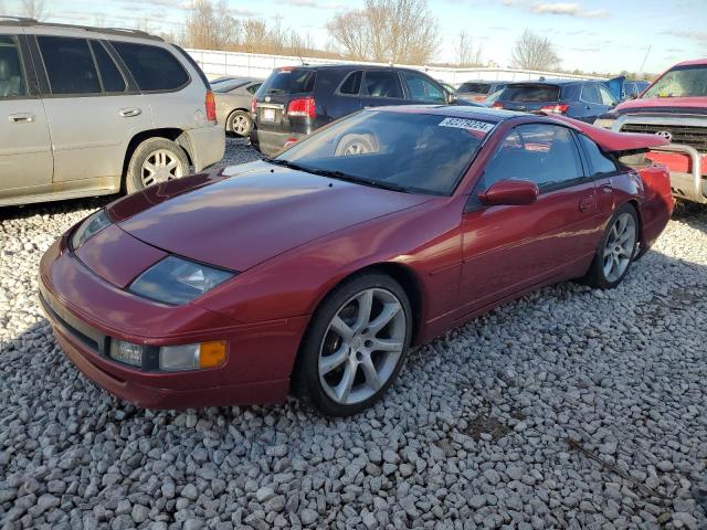 NISSAN 300ZX 1990 red hatchbac gas JN1RZ24A8LX009586 photo #1