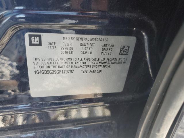 2016 BUICK LACROSSE P 1G4GD5G39GF179707