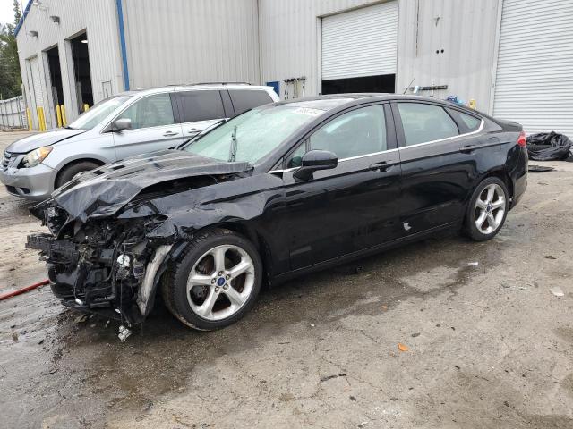 FORD FUSION S 2016 black  gas 3FA6P0G72GR299113 photo #1