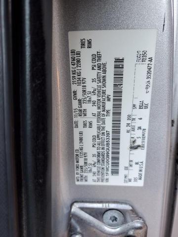 2016 FORD ESCAPE SE - 1FMCU0G99GUB53397