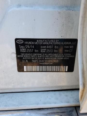 2015 HYUNDAI SONATA SPO - 5NPE34AF5FH097408