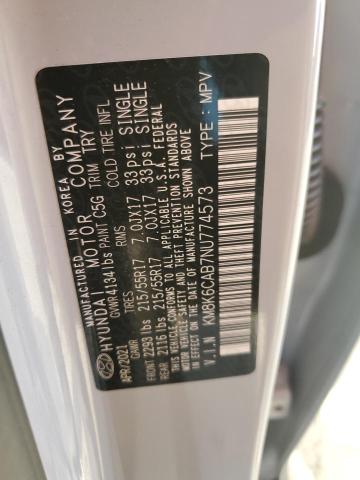 2022 HYUNDAI KONA SEL - KM8K6CAB7NU774573