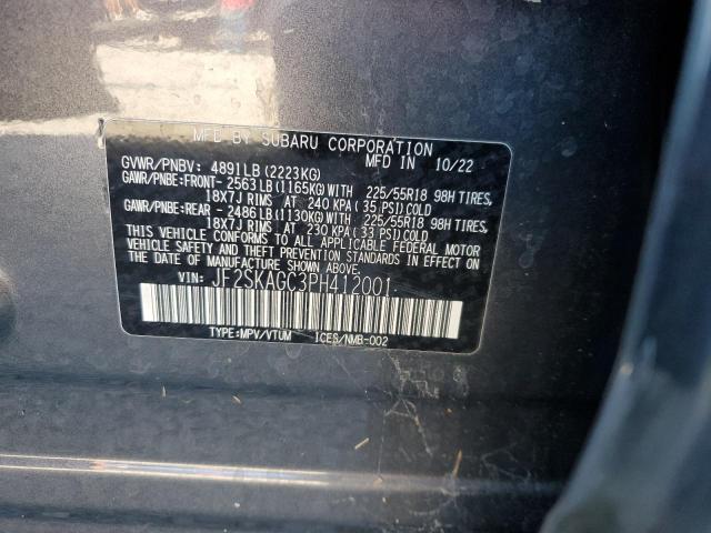 2023 SUBARU FORESTER S - JF2SKAGC3PH412001