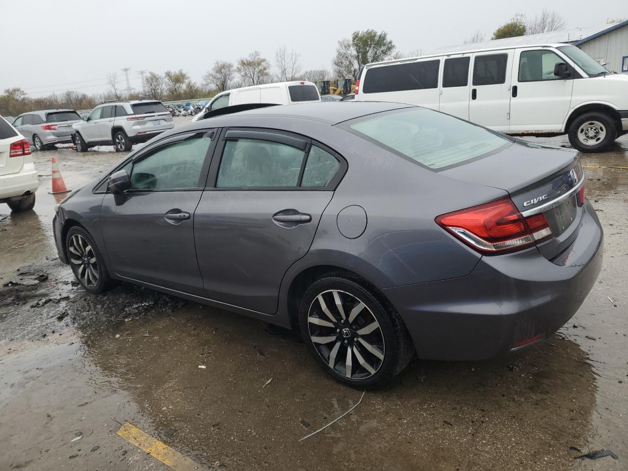 Lot #2962288025 2014 HONDA CIVIC EXL