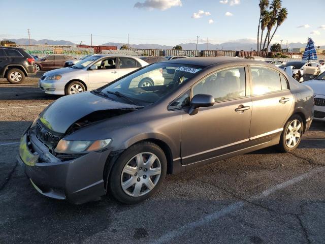 HONDA CIVIC LX 2010 gray  gas 19XFA1F5XAE050090 photo #1